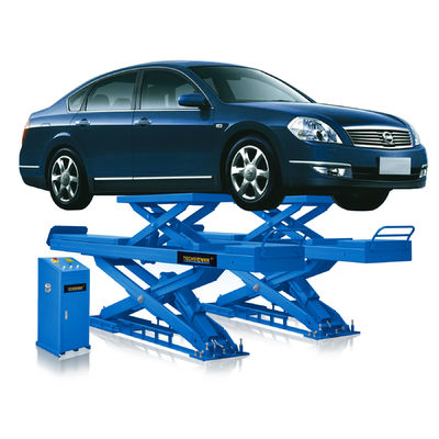品質  Hydraulic 3.5 Ton Garage Car Scissor Lift 1800mm Double Level Scissor Alignment Lift 工場