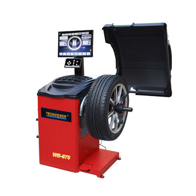 品質  Low  Speed 140RPM 28" rim Auto Wheel Balancing Machine Vertical Type 工場